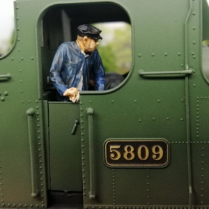 O gauge steam class 58XX 5809 medium 1