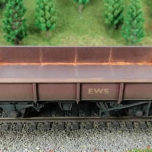 OO gauge rolling stock class MTA wagons medium weathering