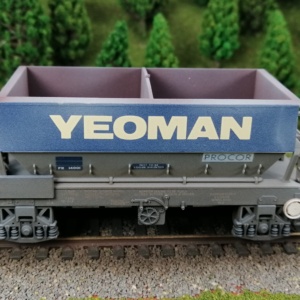 OO gauge rolling stock class PGA hopper medium weathering