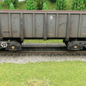 OO gauge rolling stock class PTA heavy weathering 1
