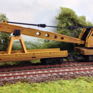 OO gauge rolling stock class Rail crane light