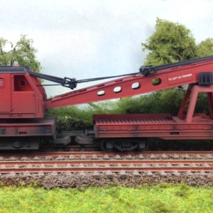 OO gauge rolling stock class Rail crane medium