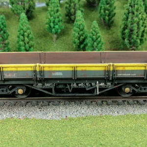 OO gauge rolling stock class Turbot medium weathering