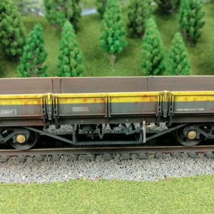 OO gauge rolling stock class Turbot medium weathering 2