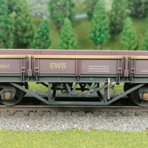 OO gauge rolling stock class open wagon heavy faded