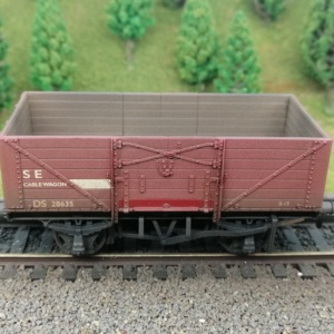 OO gauge rolling stock class open wagon medium faded